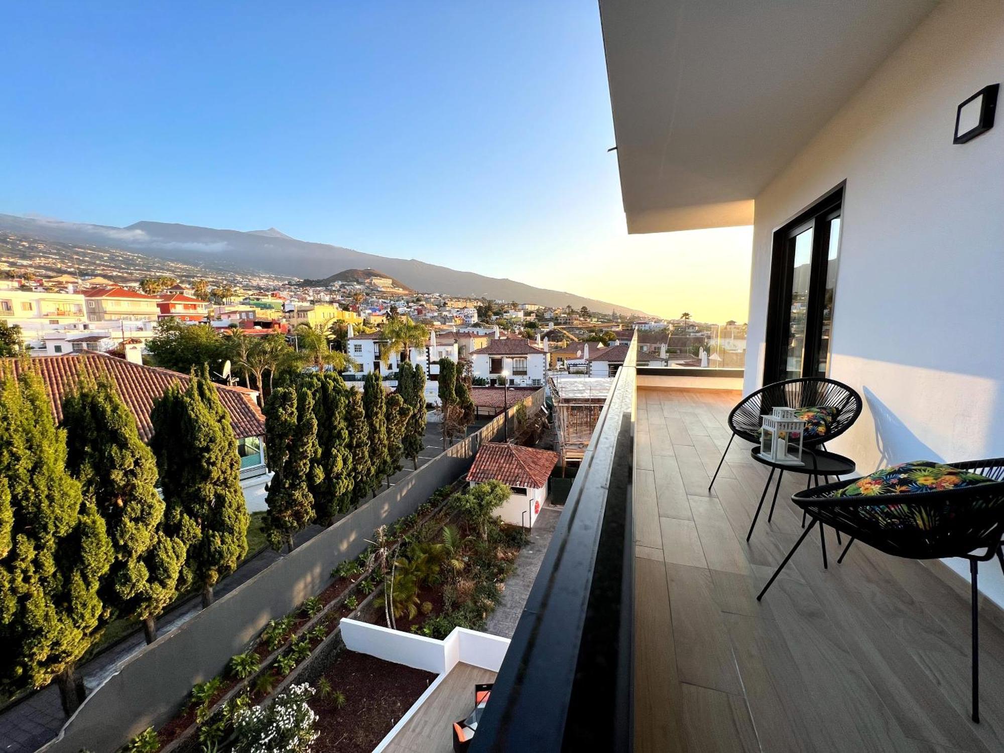 Lujoso Apartamento Completo, Piscina, Terraza Con Vistas Al Teide Puerto de la Cruz  Exterior foto
