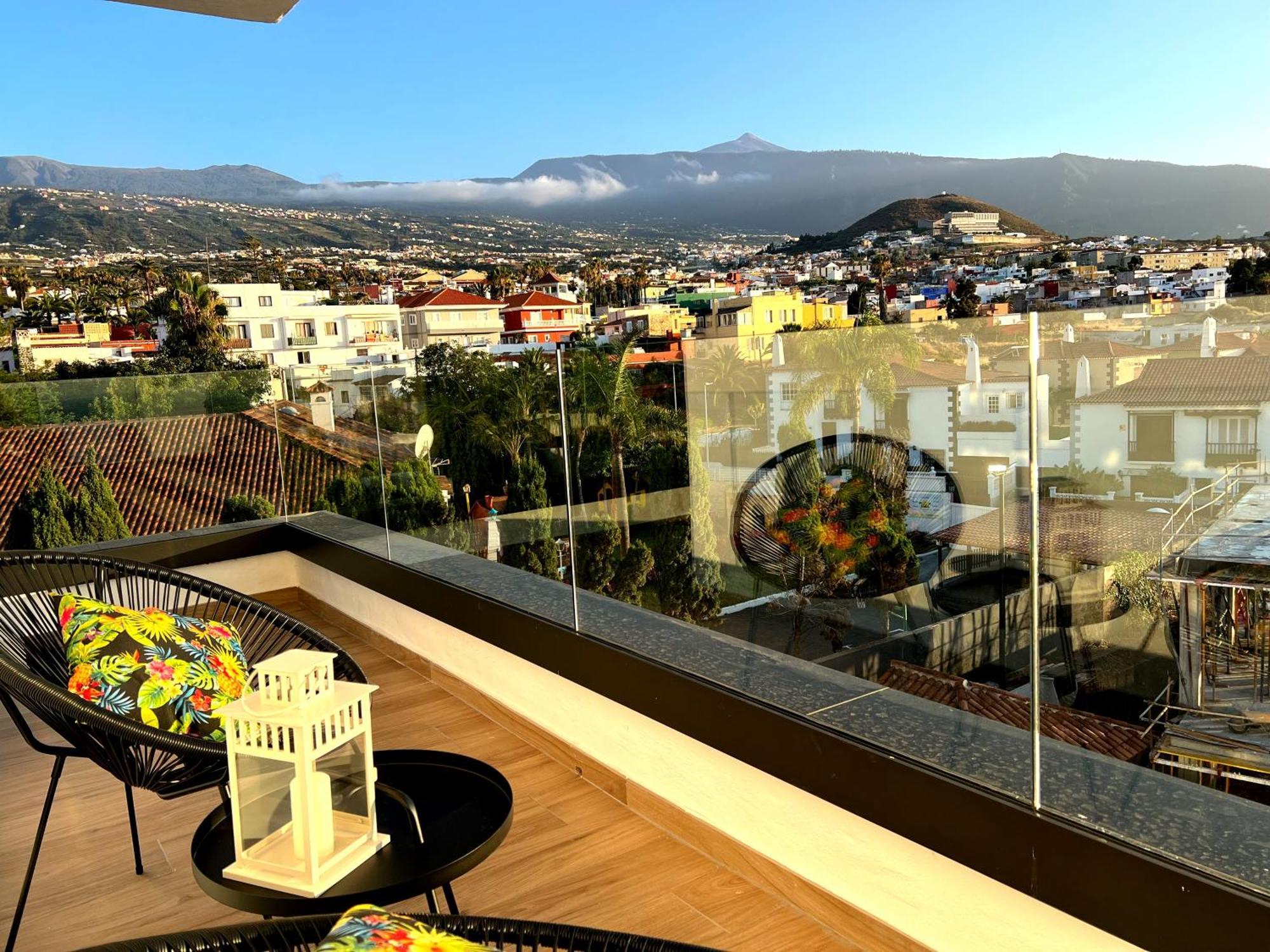 Lujoso Apartamento Completo, Piscina, Terraza Con Vistas Al Teide Puerto de la Cruz  Exterior foto